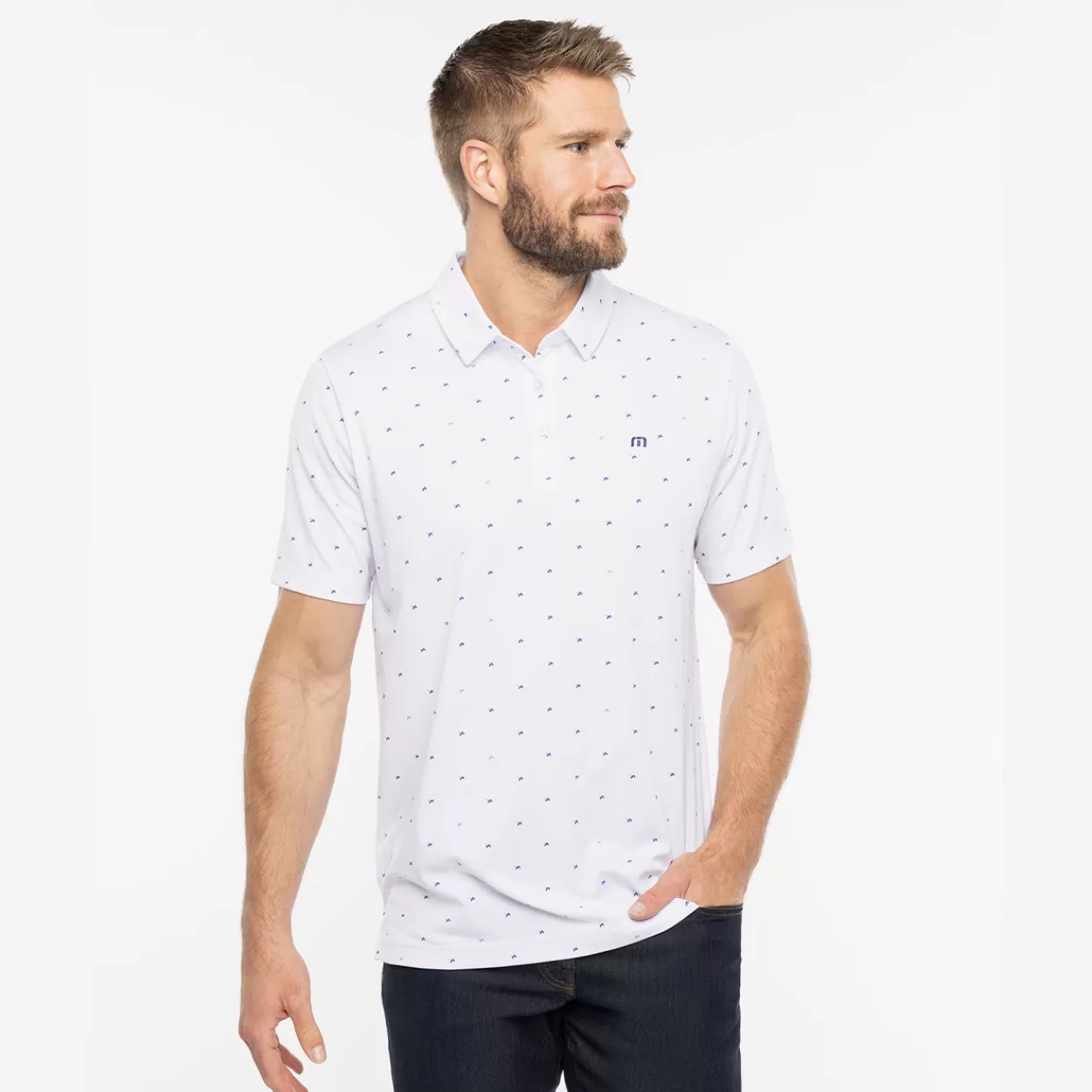 Fashion // TRAVIS MATHEW ON THE SCREWS POLO Mens Clothing·T-Shirts & Long Sleeves