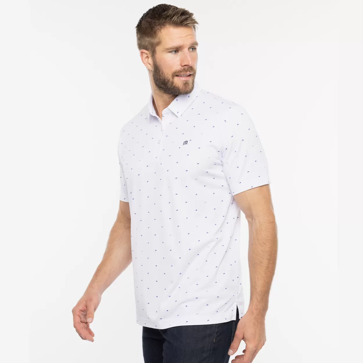 Fashion // TRAVIS MATHEW ON THE SCREWS POLO Mens Clothing·T-Shirts & Long Sleeves