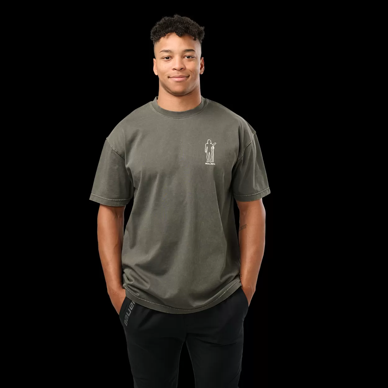 Online HOCKEY GUY RETRO TEE Mens Clothing·T-Shirts & Long Sleeves