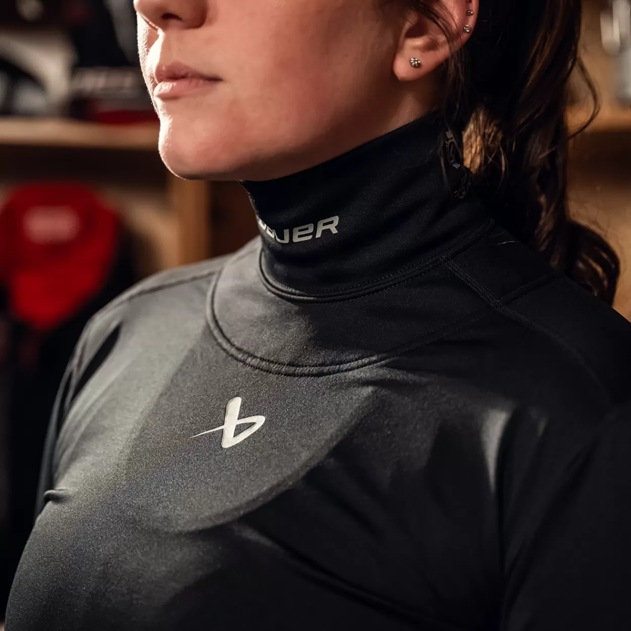 Shop WMNS LS CUT-RESISTANT NECK PROTECT BASE LAYER Women Base Layers | Mens Clothing·Base Layers & Neck Protection